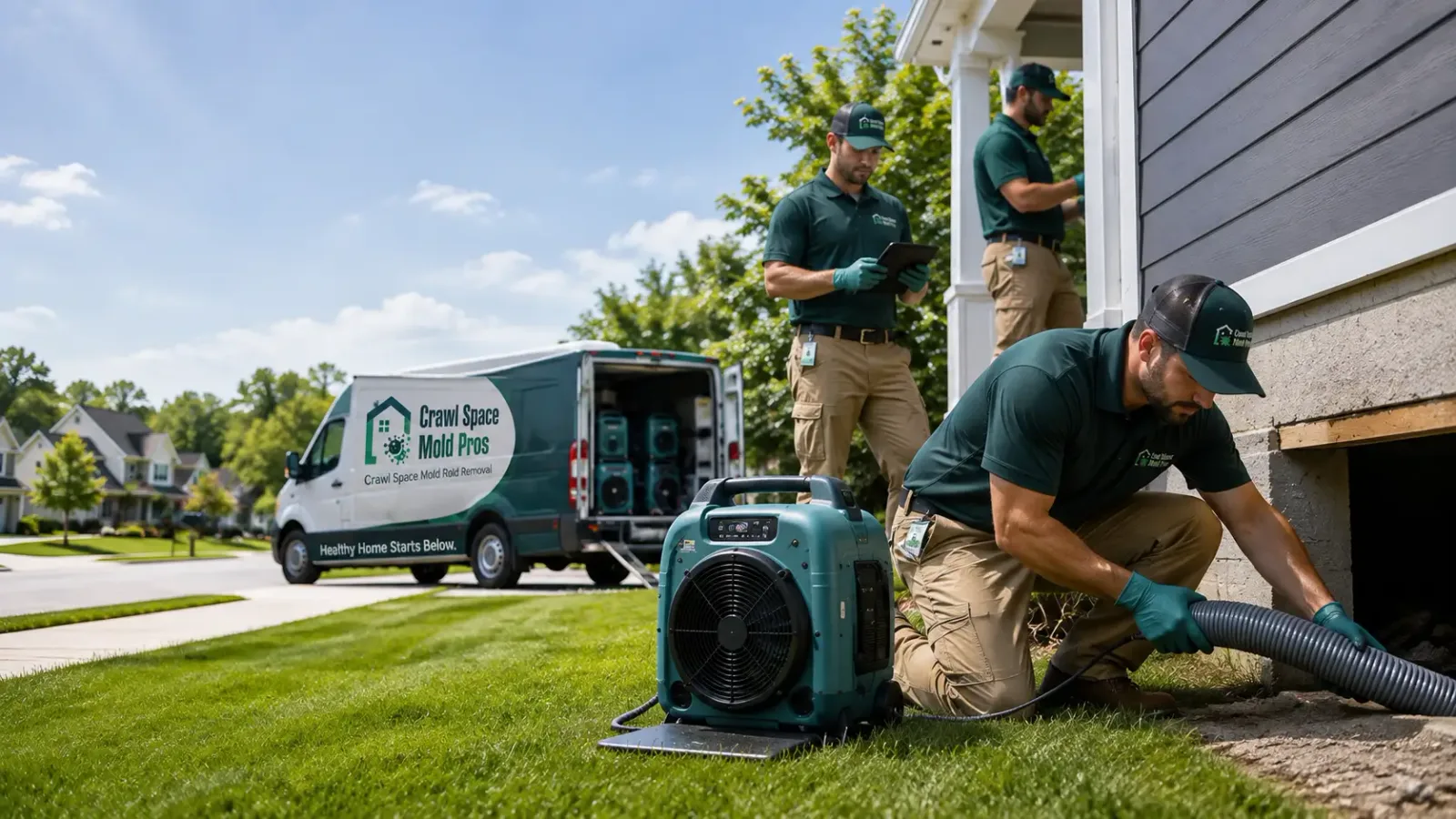 Crawl Space Mold Removal in Medina, WA